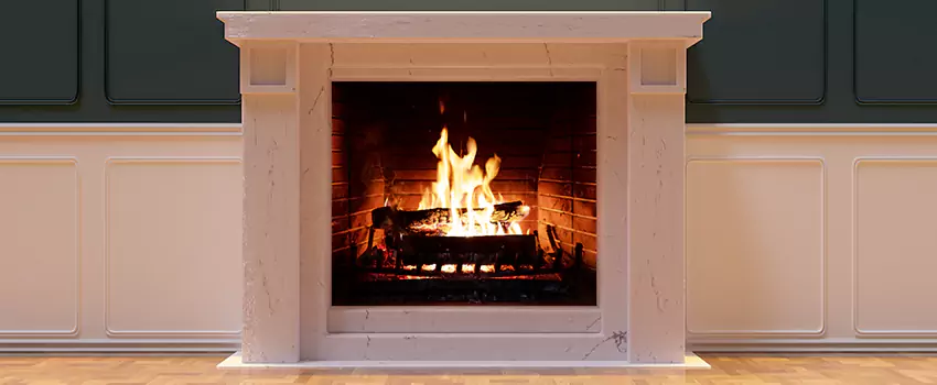 Decorative Electric Fireplace Installation in Portage, Michigan