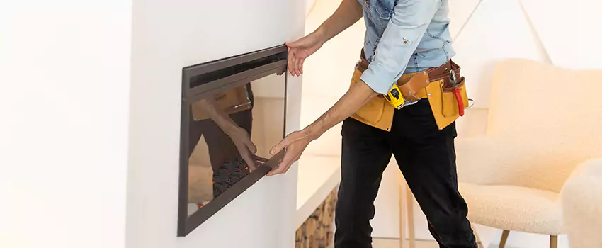 Metal Fireplace Installation in Portage, Michigan