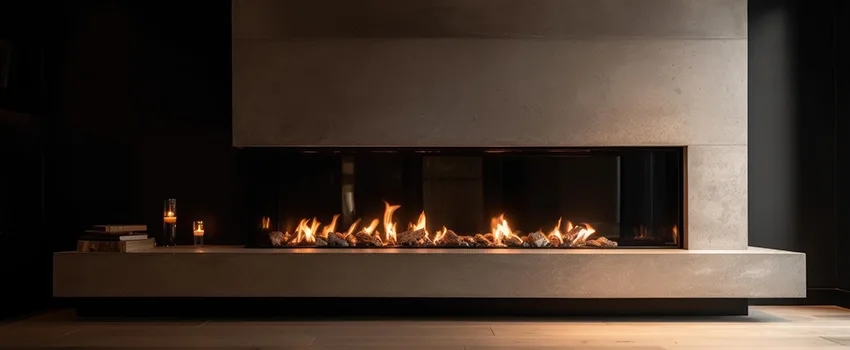 Gas Fireplace Ember Bed Design Services in Portage, Michigan