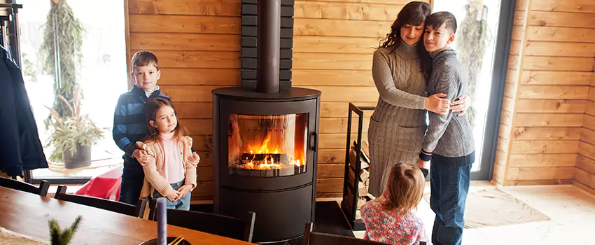 Morso Cast Iron Fireplace Insert Installation in Portage, Michigan