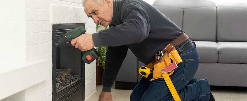 New Indoor Fireplace Installation in Portage, Michigan
