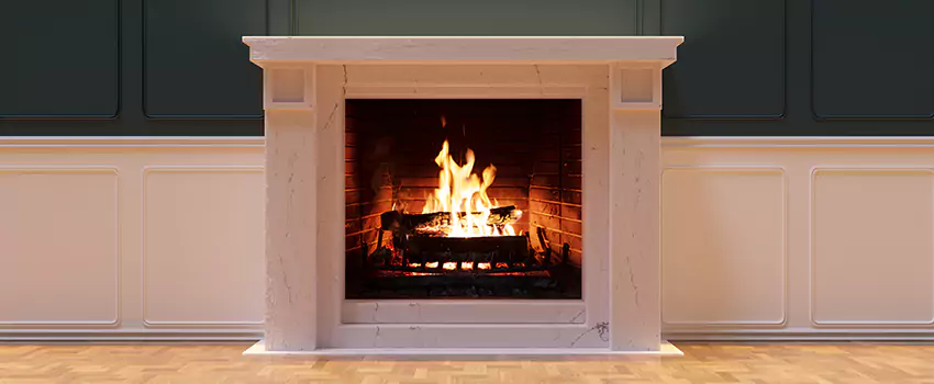 Open Flame Wood-Burning Fireplace Installation Services in Portage, Michigan