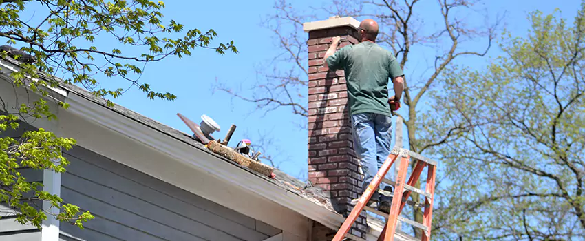 Vinyl and PVC Chimney Flashing Installation in Portage, MI
