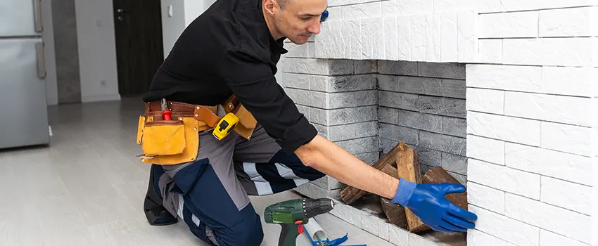 Fireplace Damaged Damper Frame Repair Services in Portage, Michigan